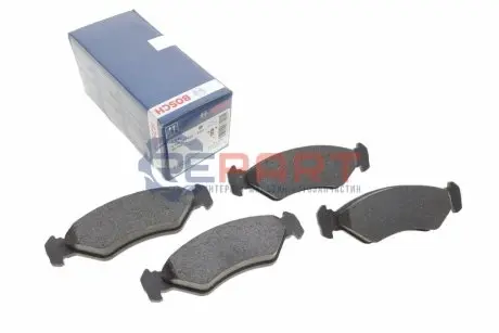 Фото Колодки гальмівні (передні) Ford Fiesta 89-02 BOSCH (0986492020) зображення 1