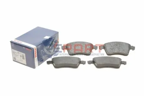 Комплект гальмівних колодок передн, VW CALIFORNIA T4 CAMPER, TRANSPORTER T4 1.9D-2.8 07.90-06.03 Bosch 0986494008 Купити в Україні