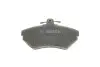 Фото Комплект гальмівних колодок передн, AUDI A4 B5 SEAT AROSA, CORDOBA, CORDOBA VARIO, IBIZA II, INCA, TOLEDO I VW CADDY, CADDY II, CADDY III, CORRADO, GOLF II, GOLF III 1.0-2.9 09.79-06.09 Bosch (0986494010) зображення 2