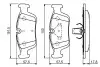 Фото Комплект гальмівних колодок передн, BMW 3 (E36), 3 (E46), Z3 (E36), Z4 (E85) 1.6-3.0 09.90-02.09 Bosch (0986494015) зображення 2