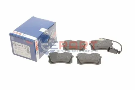 Комплект гальмівних колодок задн, AUDI A2 FORD GALAXY I, GALAXY MK I 1.2D-2.8 03.95-05.06 Bosch 0986494025 Купити в Україні