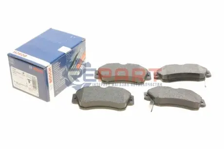 Комплект гальмівних колодок передн, CHRYSLER PT CRUISER DODGE NEON II 1.6-2.4 08.99 Bosch 0986494029 Купити в Україні