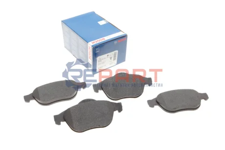 Комплект гальмівних колодок передн, RENAULT LAGUNA II, SCENIC I, SCENIC III 1.6-3.0 06.00-09.16 Bosch 0986494033 Купити в Україні