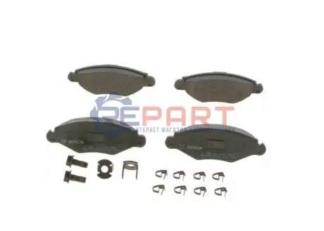 Тормозные колодки, дисковые. Bosch 0986494039 Купить в Украине