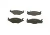 Комплект гальмівних колодок передн, SEAT CORDOBA, CORDOBA VARIO, IBIZA II VW POLO, POLO CLASSIC, POLO II, POLO III, POLO III CLASSIC 1.0-2.0 10.81-12.02 Bosch (0986494057) зображення 2
