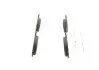 Комплект гальмівних колодок передн, SEAT CORDOBA, CORDOBA VARIO, IBIZA II VW POLO, POLO CLASSIC, POLO II, POLO III, POLO III CLASSIC 1.0-2.0 10.81-12.02 Bosch (0986494057) зображення 3
