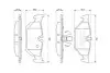 Фото Колодки гальмівні (задні) BMW 1 (E81-82/E87-88)/3 (E90-93) 04-13/X1 (E84) 09-15 Bosch (0986494061) зображення 7