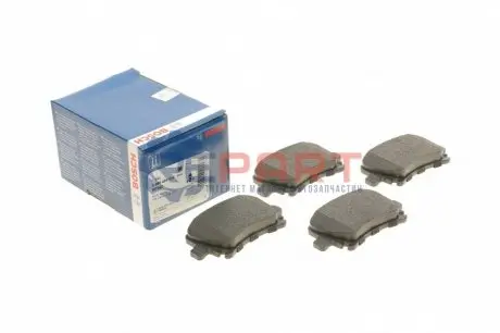 Комплект гальмівних колодок задн, AUDI A3, TT SEAT LEON, LEON SC, LEON ST SKODA OCTAVIA III, SUPERB II VW EOS, GOLF V, GOLF VI, SCIROCCO, SCIROCCO III, TOURAN 1.0-3.6 07.03-10.20 Bosch 0986494062 Купити в Україні