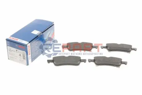 Комплект гальмівних колодок задн, LINCOLN CONTINENTAL MINI (R50, R53), (R52) 1.4D/1.6/3.8 09.87-07.08 Bosch 0986494063 Купити в Україні