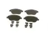 Комплект гальмівних колодок передн, ABARTH 500 / 595 / 695 FIAT MULTIPLA 1.4-1.9D 04.99 Bosch (0986494074) зображення 1