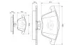 Фото Колодки гальмівні (передні) Ford Focus/Mazda 3 05-14/Opel Vectra C 05-08/Volvo C30/S40/V40/V50 03- BOSCH (0986494077) зображення 2