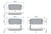 Фото Комплект гальмівних колодок задн, HONDA CIVIC VII INFINITI EX, G, M35, M45 NISSAN 350Z, 370Z, ALTIMA, CUBE, ELGRAND, JUKE, LEAF, MAXIMA, MAXIMA VI, MURANO I, MURANO II 1.2-Electric 10.84 Bosch (0986494090) зображення 5