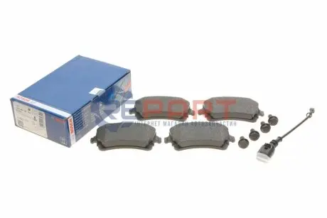 Комплект гальмівних колодок задн, VW MULTIVAN T5, TRANSPORTER T5, TRANSPORTER T6, TRANSPORTER T6 / CARAVELLE T6 1.9D-3.2 04.03-08.24 Bosch 0986494108 Купити в Україні