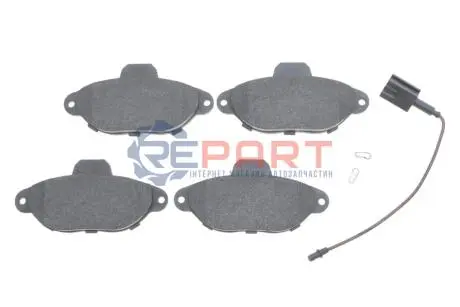 Комплект гальмівних колодок передн, FIAT 500, PANDA, PUNTO, SEICENTO / 600 FORD KA 0.9-1.2LPG 11.97 Bosch 0986494115 Купити в Україні