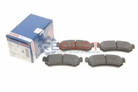 Комплект гальмівних колодок задн, CHEVROLET LACETTI, NUBIRA, REZZO DAEWOO LACETTI, NUBIRA, TACUMA / REZZO 1.4-2.0D 09.00 Bosch 0986494133 Купити в Україні