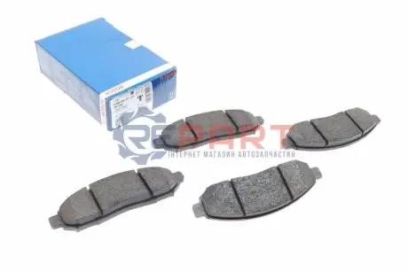 Комплект гальмівних колодок передн, NISSAN LEAF, NAVARA, NAVARA NP300, NV200, NV200 / EVALIA, PATHFINDER III, XTERRA 2.5D/4.0/Electric 05.98 Bosch 0986494151 Купити в Україні