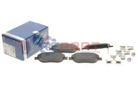Комплект гальмівних колодок передн, FIAT 500L OPEL CORSA D 0.9-1.6D 07.06 Bosch 0986494157 Купити в Україні