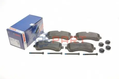 Комплект гальмівних колодок передн, MERCEDES SPRINTER 3,5-T (B906), SPRINTER 3,5-T (B907), SPRINTER 3,5-T (B907, B910), SPRINTER 3-T (B907), SPRINTER 3-T (B910, B907) 1.8-Electric 04.06 Bosch 0986494194 Купити в Україні