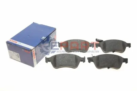 Комплект гальмівних колодок передн, AUDI A6 C6, A8 D2, A8 D3 VW PHAETON 2.5D-6.0 03.94-03.16 Bosch 0986494200 Купити в Україні