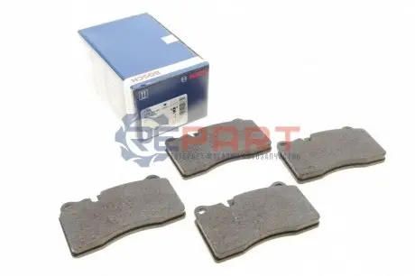 Комплект гальмівних колодок передн, AUDI A3, TT CHEVROLET CORVETTE CUPRA ATECA, FORMENTOR, LEON, LEON SPORTSTOURER SEAT ATECA, LEON, LEON SC, LEON SPORTSTOURER, LEON ST 1.0-6.2 10.02 Bosch 0986494207 Купити в Україні