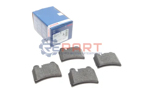 Комплект гальмівних колодок задн, VW TOUAREG 2.5D-6.0 10.02-05.10 Bosch 0986494210 Купити в Україні