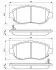 Комплект гальмівних колодок, дискове гальмо 0986494211