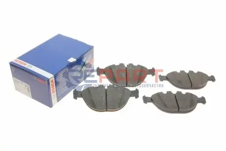 Комплект гальмівних колодок передн, BMW X5 (E53) 4.4/4.6/4.8 10.01-10.06 Bosch 0986494217 Купити в Україні