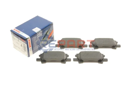 Комплект гальмівних колодок задн, LEXUS RX TOYOTA HARRIER, HIGHLANDER / KLUGER 2.4-3.5 09.00-12.13 Bosch 0986494224 Купити в Україні