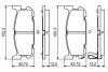Комплект гальмівних колодок задн, MAZDA MX-5 II 1.6/1.8 05.98-10.05 Bosch (0986494226) зображення 1
