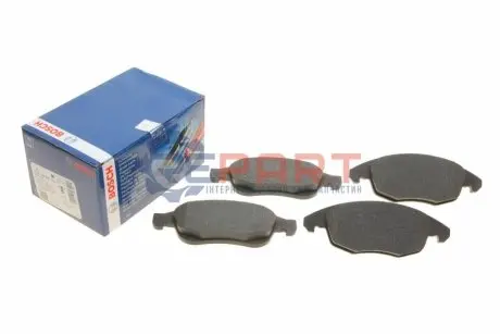 Комплект гальмівних колодок передн, DS DS 4, DS 5 CITROEN BERLINGO, BERLINGO MULTISPACE, C4 GRAND PICASSO I, C4 II, C4 PICASSO I, DS4, DS5 PEUGEOT 5008, 5008 I, PARTNER 1.2-Electric 10.06 Bosch 0986494235 Купити в Україні