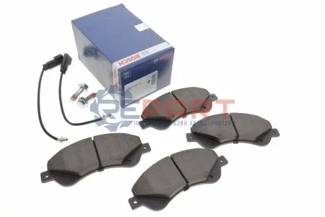 Фото Комплект гальмівних колодок, дискове гальмо BOSCH (0986494236) зображення 1