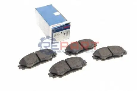 Комплект гальмівних колодок передн, SUBARU TREZIA TOYOTA AURIS, COROLLA, PREMIO, PRIUS PLUS, RAV 4 III, URBAN CRUISER, VERSO S, YARIS 1.3-2.5 11.05 Bosch 0986494240 Купити в Україні