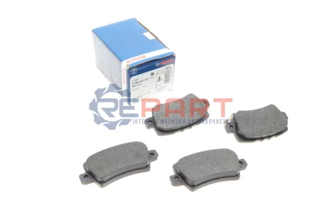 Комплект гальмівних колодок задн, HONDA CIVIC VIII 1.4-2.2D 09.05-01.12 Bosch 0986494249 Купити в Україні