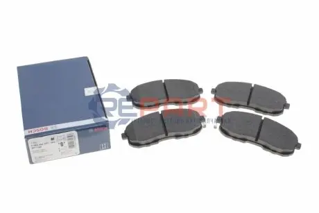 Фото Колодки гальмівні (передні) Nissan Juke/ Pulsar/ Tiida 07- (Sumitomo) BOSCH (0986494277) зображення 1