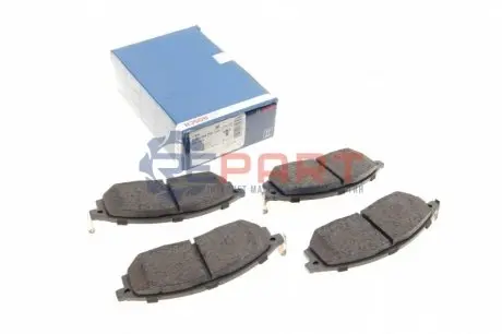 Комплект гальмівних колодок передн, INFINITI EX, FX, G, M, M35, M37, M45, Q60, Q70, QX50 I NISSAN 370Z, MURANO I, MURANO II, NAVARA, NAVARA NP300, PATHFINDER III, QASHQAI +2 1.6D-5.6 01.03 Bosch 0986494295 Купити в Україні