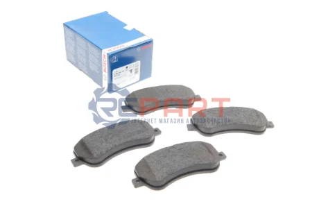 Комплект гальмівних колодок передн, MERCEDES GLK (X204) 2.0-3.5 06.08-12.15 Bosch 0986494302 Купити в Україні