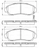 Комплект гальмівних колодок передн, HONDA CROSSTOUR I, CR-V II, CR-V III, CR-V IV, CR-V V, ODYSSEY, PILOT SUBARU LEGACY VI 1.5-3.6 09.01 Bosch (0986494308) зображення 2