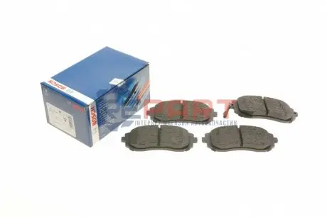 Комплект гальмівних колодок передн, SUBARU FORESTER, IMPREZA, LEGACY IV, LEGACY V, OUTBACK 1.5-3.0 12.00 Bosch 0986494315 Купити в Україні