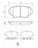 Комплект гальмівних колодок передн, MAZDA MX-5 III 1.8/2.0 03.05-12.14 Bosch (0986494322) зображення 1