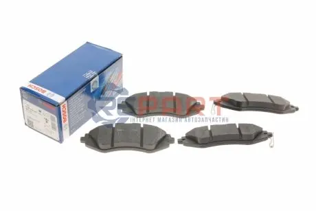 Комплект гальмівних колодок передн, CHEVROLET AVEO / KALOS, LACETTI, NUBIRA, REZZO DAEWOO LACETTI, NUBIRA, TACUMA / REZZO 1.4-2.0D 09.00 Bosch 0986494343 Купити в Україні