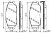 Фото Тормозные колодки, дисковые. Bosch (0986494347) изображение 2