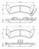 Фото Комплект гальмівних колодок задн, JEEP GRAND CHEROKEE I 2.5D-5.9 09.91-04.99 Bosch (0986494348) зображення 1