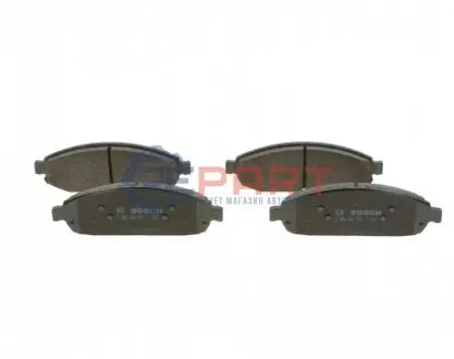 Комплект гальмівних колодок передн, JEEP COMMANDER, GRAND CHEROKEE III 3.0D-5.7 10.04-10.11 Bosch 0986494370 Купити в Україні