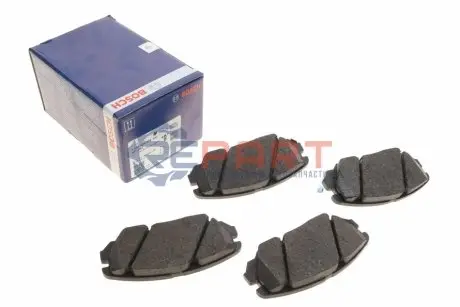 Комплект гальмівних колодок передн, HONDA CIVIC VIII HYUNDAI GRANDEUR, SONATA V KIA OPIRUS 1.6-3.8 01.05-05.13 Bosch 0986494374 Купити в Україні