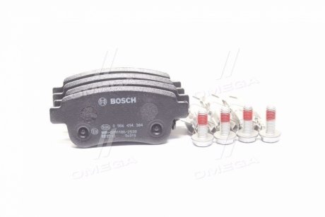 Гальмівні колодки, дискові BOSCH 0986494384 (фото 1)