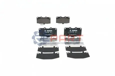Тормозные колодки, дисковые. Bosch 0986494398