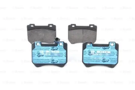 Комплект гальмівних колодок передн, ALFA ROMEO 159, BRERA, SPIDER 1.8-2.2 06.05-12.12 Bosch 0986494402 Купити в Україні