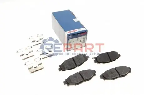 Комплект гальмівних колодок задн, SUBARU BRZ, FORESTER, IMPREZA, LEGACY IV, LEGACY V, OUTBACK, WRX, XV TOYOTA GT 86 1.5-3.6 09.03 Bosch 0986494444 Купити в Україні