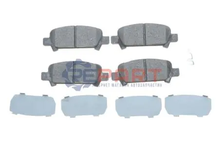 Комплект гальмівних колодок задн, SUBARU FORESTER, IMPREZA, LEGACY III, LEGACY IV, OUTBACK 1.5-3.0 03.94-08.13 Bosch 0986494445 Купити в Україні
