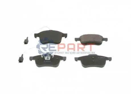 Комплект гальмівних колодок передн, OPEL COMBO, COMBO TOUR 1.3D-2.0D 02.12 Bosch 0986494453 Купити в Україні